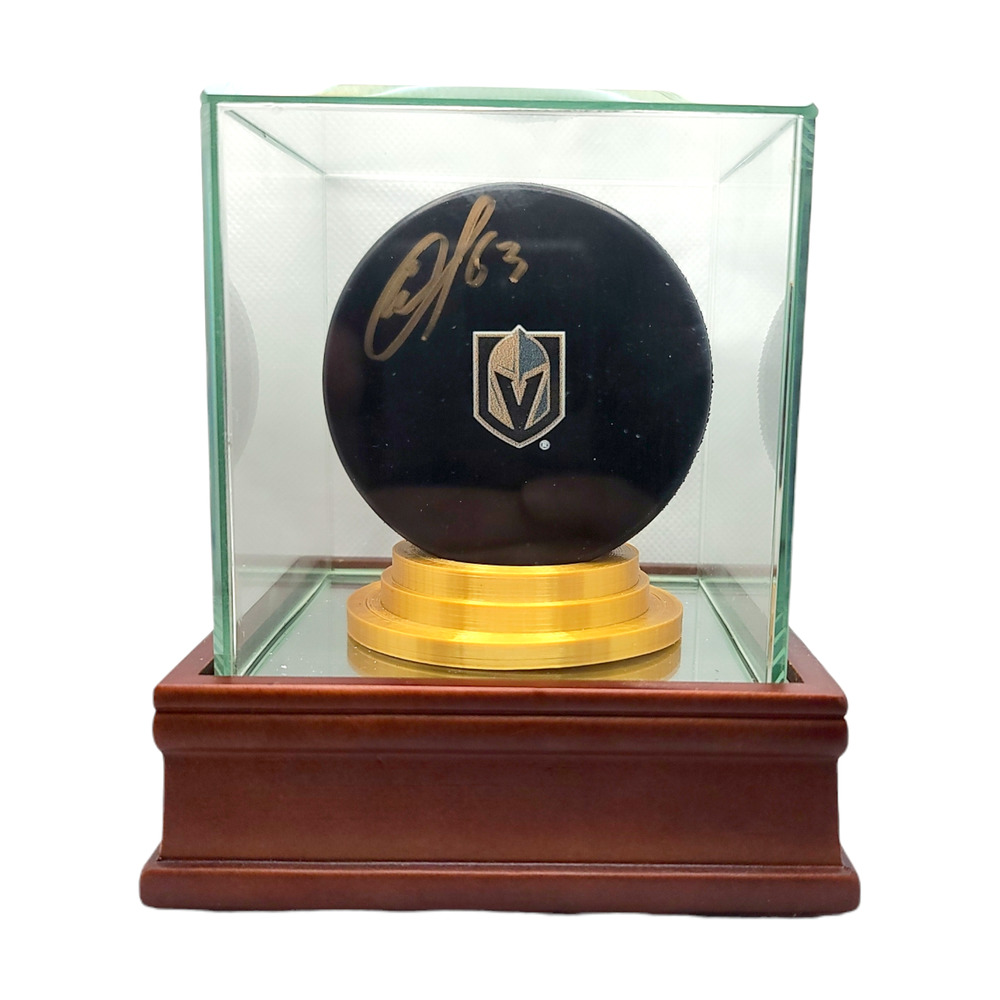 VGK Vegas Golden knights autographed hockey puck #63